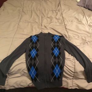 CARBON SWEATER ZIP UP